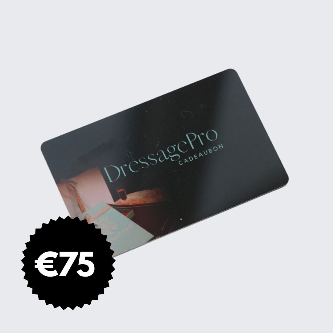 
                  
                    DressagePro Cadeaubon €75
                  
                