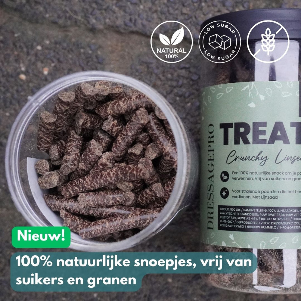 Nieuw! Treats - Crunchy Linseed