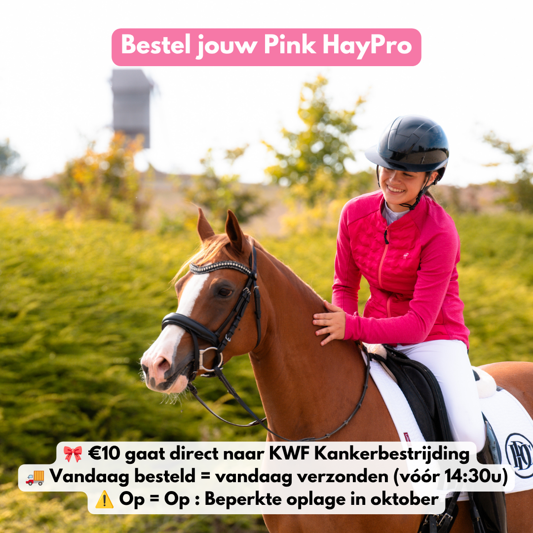 
                  
                    Roze HayPro Slowfeeder - €10 voor KWF Kankerbestrijding tijdens Pink Oktober
                  
                